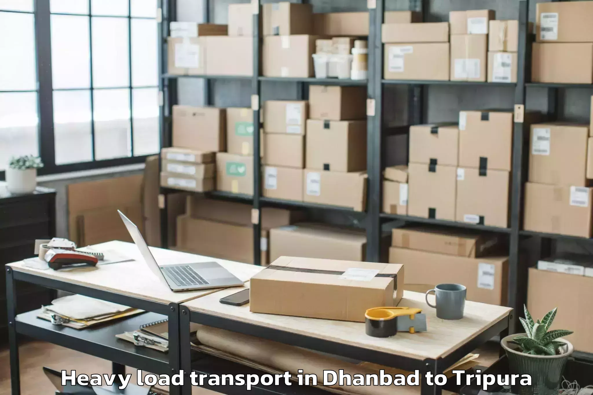 Leading Dhanbad to Khowai Heavy Load Transport Provider